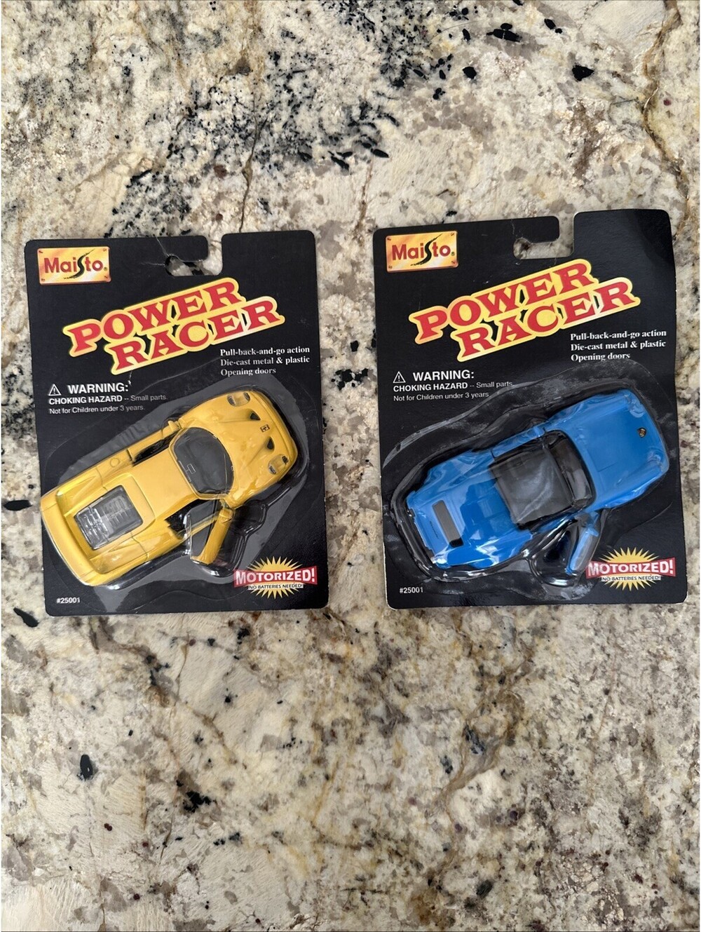 2x Maisto Power Racers A Ferrari & A Porsche NEW + FAST SHIPPING